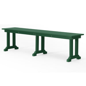 Tuscany All-Weather Outdoor 65" Trestle Dining Bench