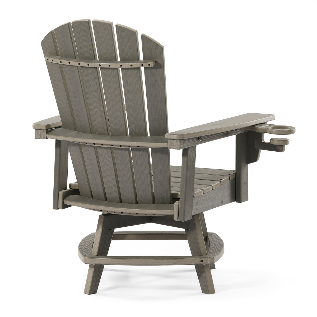 Heritage Ridge Adirondack Swivel Dining Chair With Cup Holder