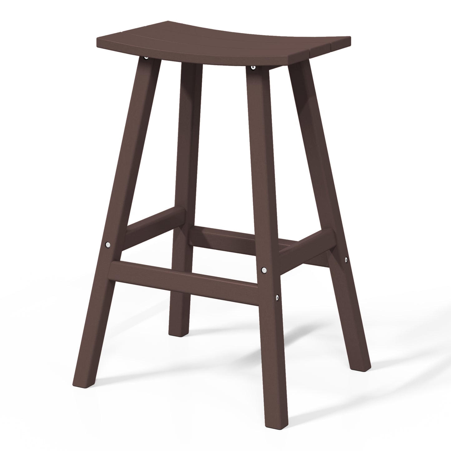 Stockholm All-Weather Outdoor Saddle Bar Stool (29" Height)