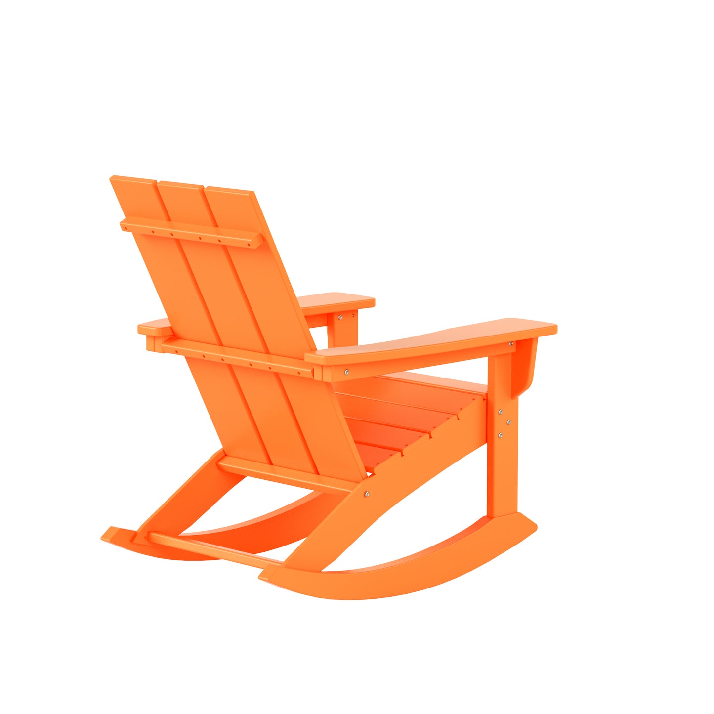 Malibu Modern All-Weather Outdoor Rocking Adirondack Chair