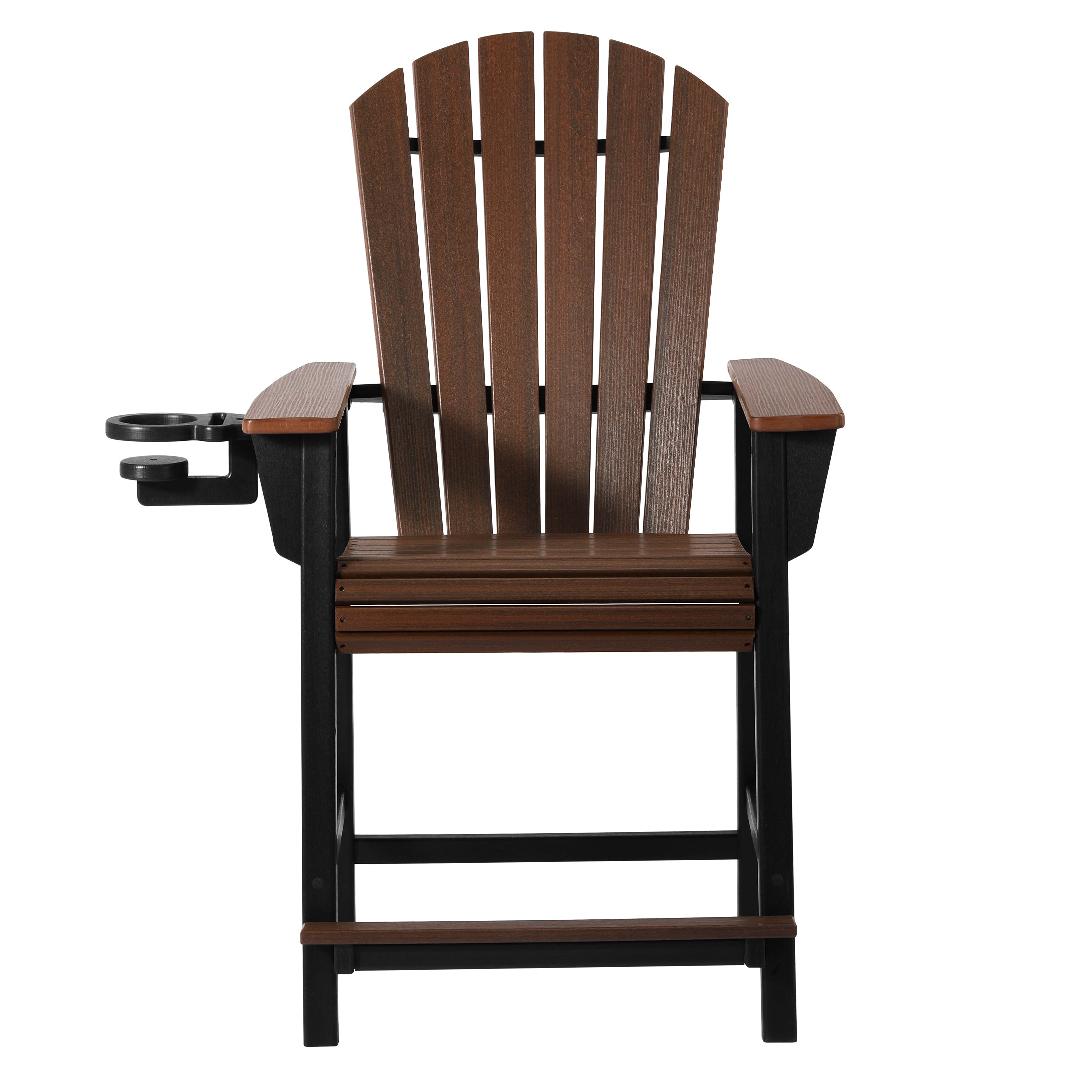 Heritage Ridge Adirondack Counter Height Chair With Cup Holder
