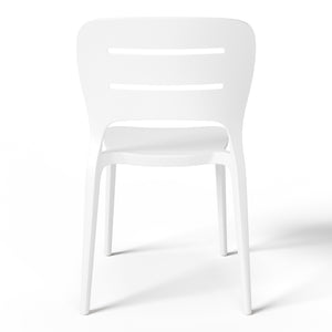 Patio Stacking Dining Side Chair (Set of 2)