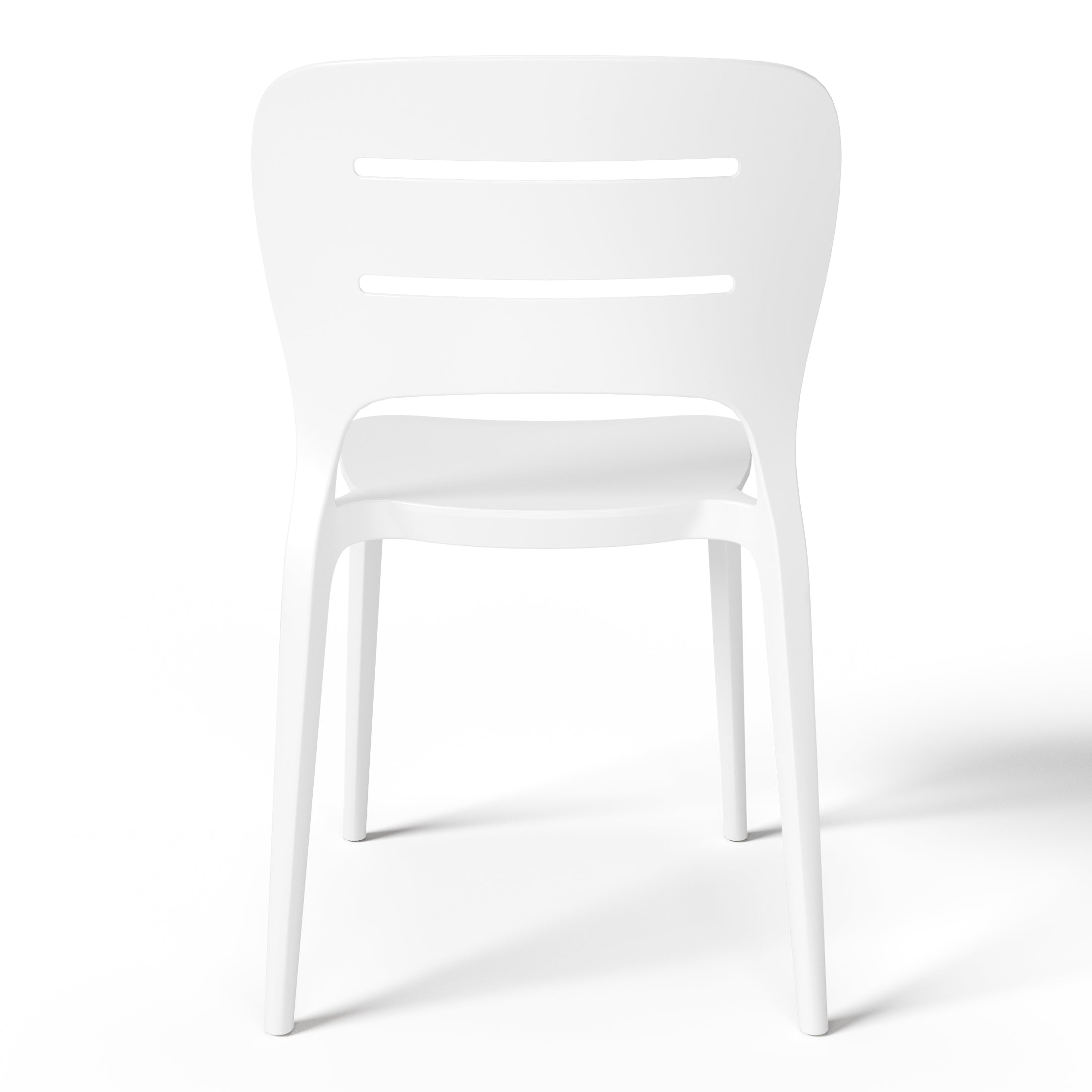Patio Stacking Dining Side Chair (Set of 4)