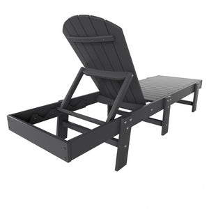 Westport Classic All-Weather Outdoor Adirondack Reclining Sun Lounger