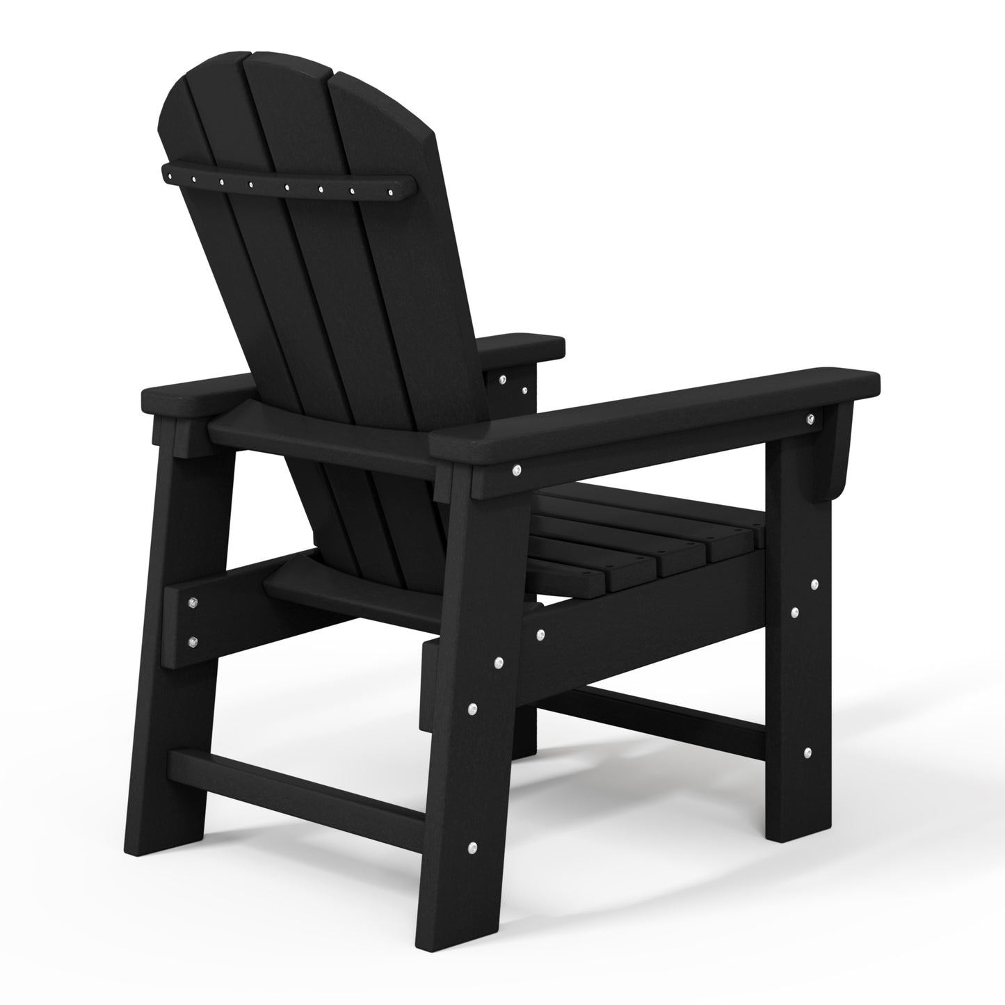 Tiny Terraces Kids' All-Weather Outdoor Poly Adirondack Chair