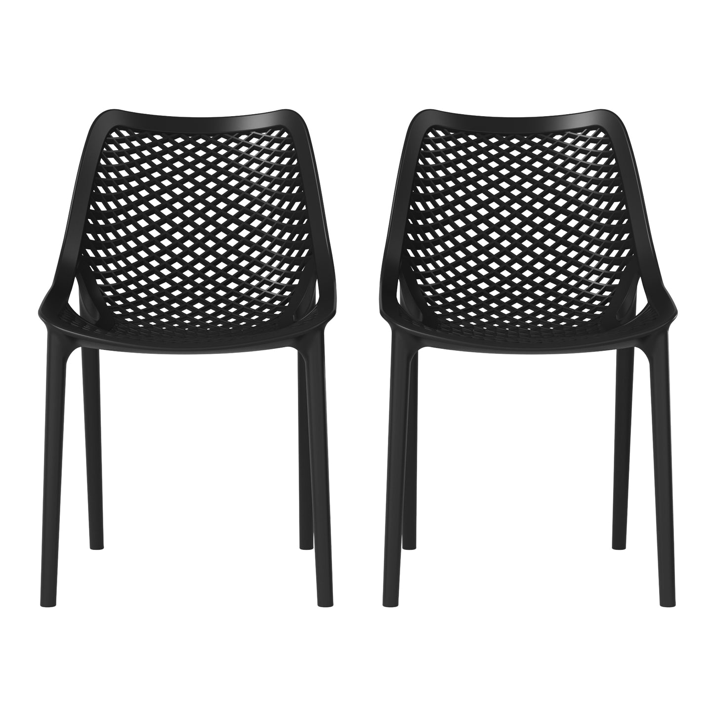 Polyform Stacking Dining Side Chair (Set of 2)
