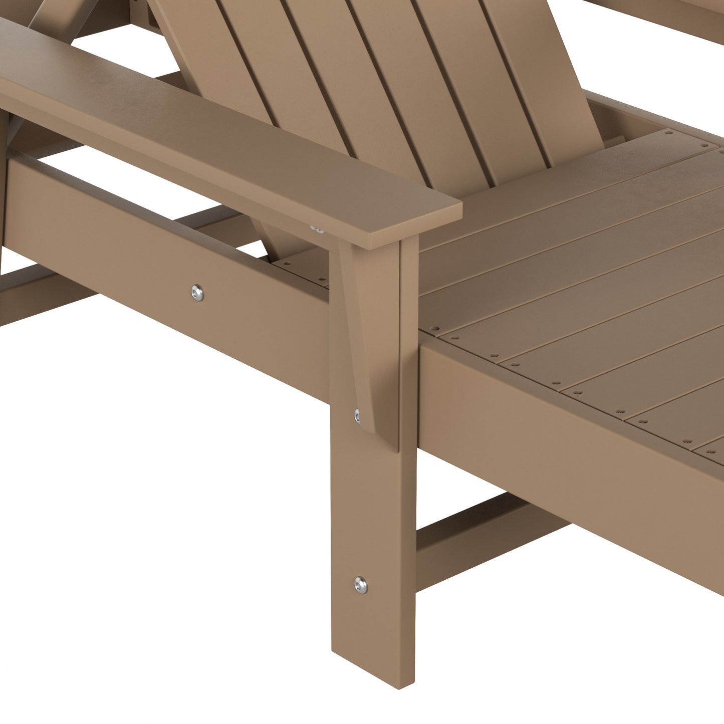 Westport Classic All-Weather Outdoor Adirondack Reclining Sun Lounger With Arms Rests