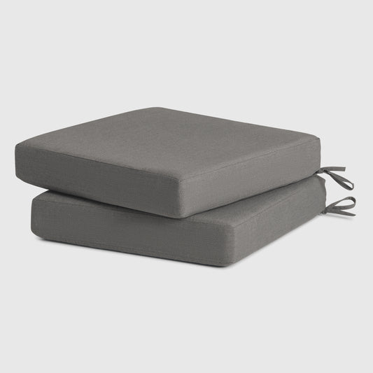 Outdoor Patio Furniture Seat Chair Square Cushions Set of 2, 20" x 19"