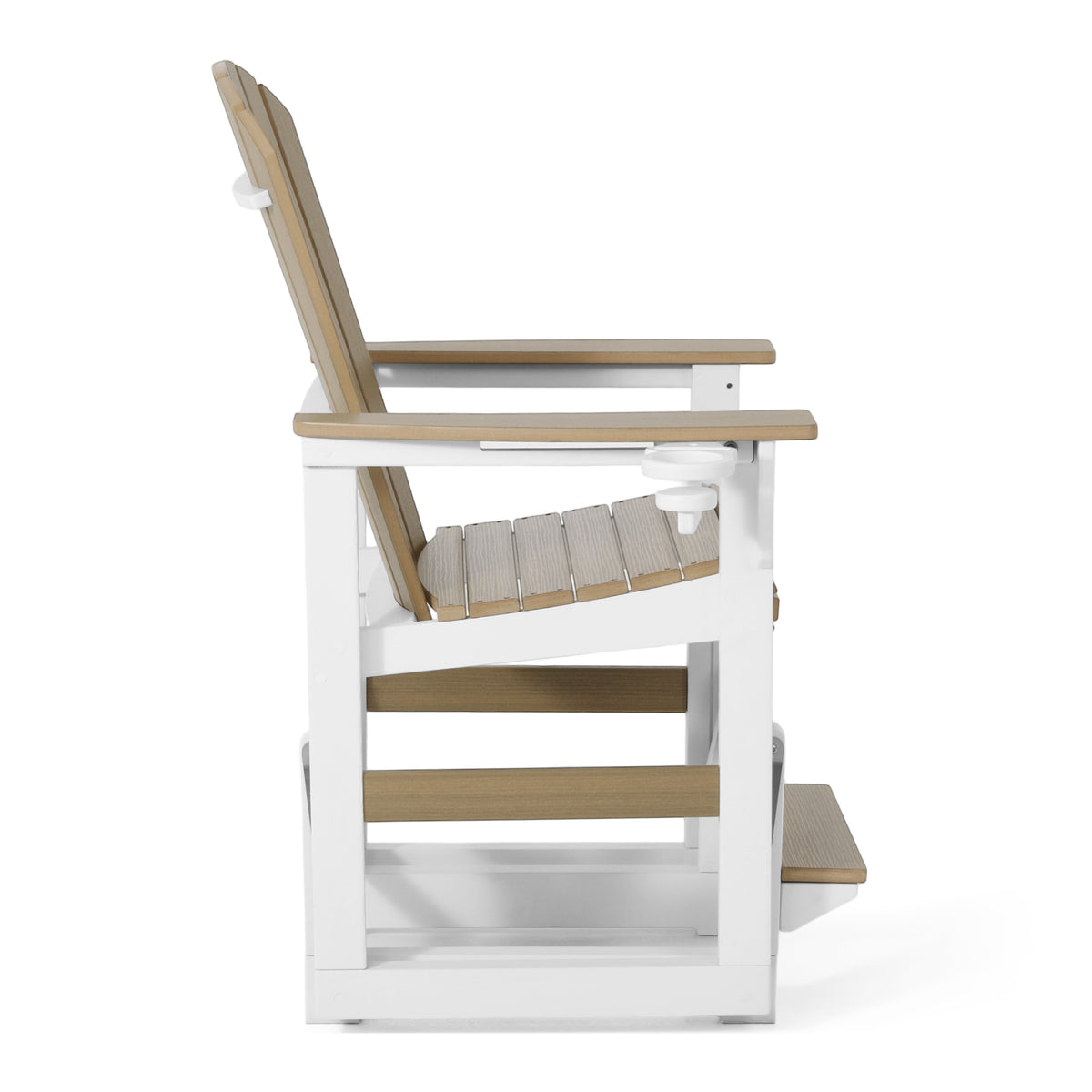 Adirondack Counter Glider With Cup Holder
