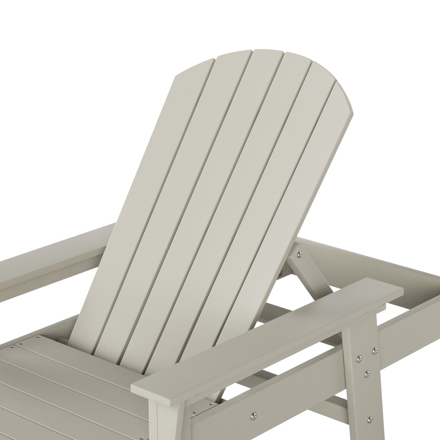 Westport Classic All-Weather Outdoor Adirondack Reclining Sun Lounger With Arms Rests