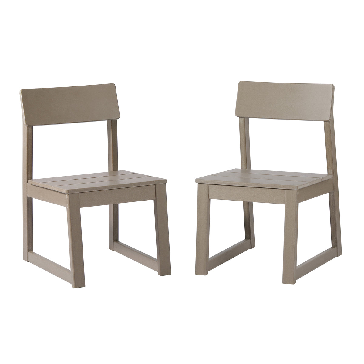 Palmetto Outdoor Dining Side Chair (Set of 2) With Cup Holder