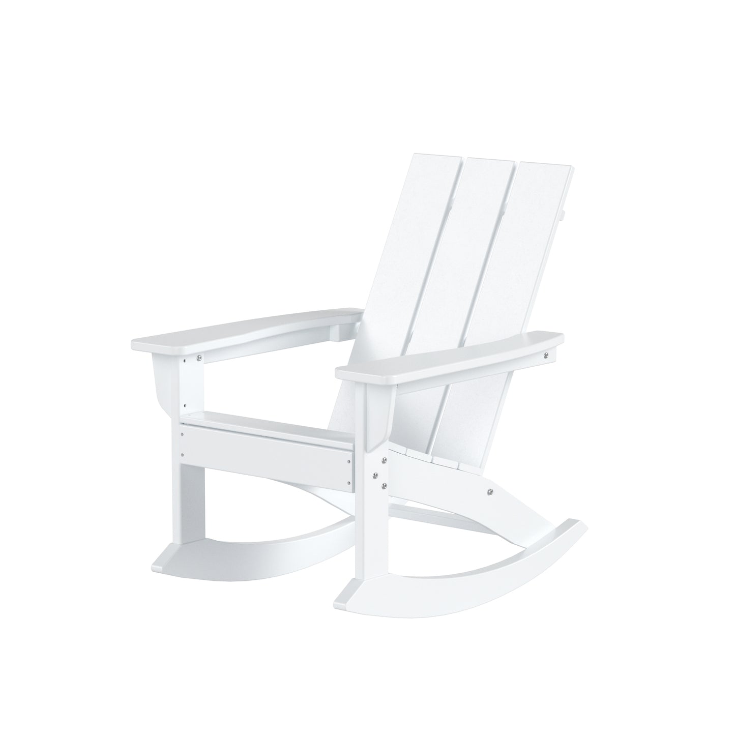 Malibu Modern All-Weather Outdoor Rocking Adirondack Chair