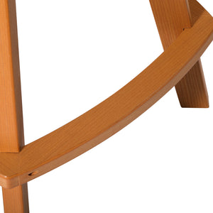 Heritage Ridge Adirondack Swivel Bar Chair With Cup Holder