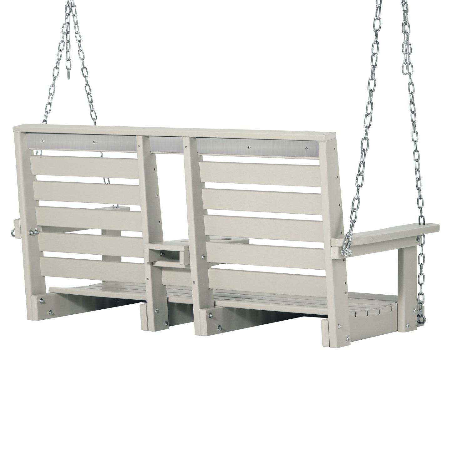 Charleston 54" Porch Swing with Folding Cup Holder