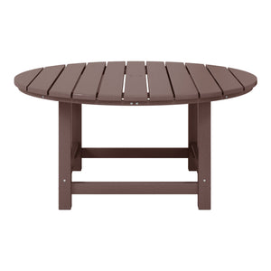 Chatham All-Weather Outdoor Round Coffee Table (38" Top)
