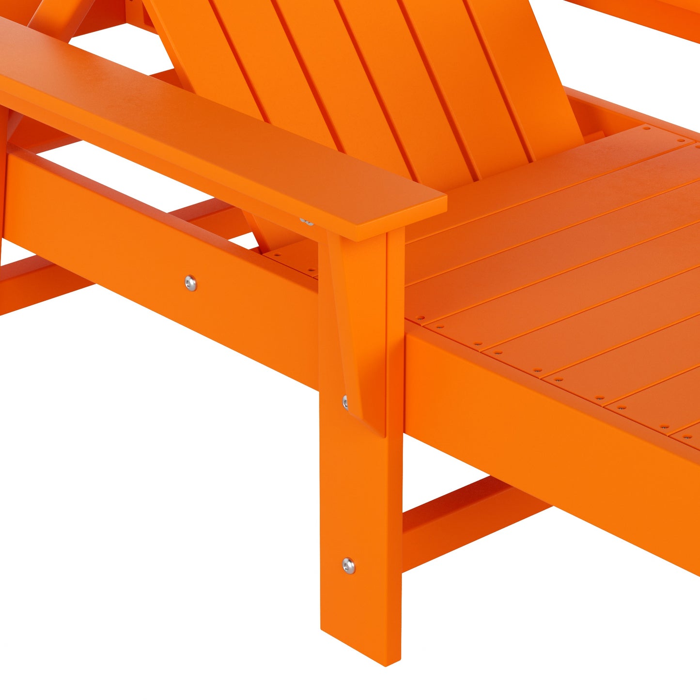 Westport Classic All-Weather Outdoor Adirondack Reclining Sun Lounger With Arms Rests
