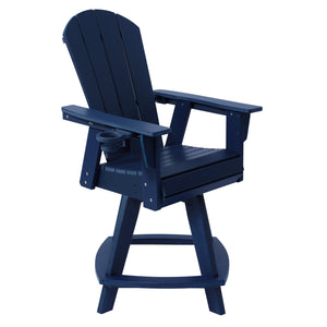 Chatham Adirondack Swivel Counter Chair with Cup Holder