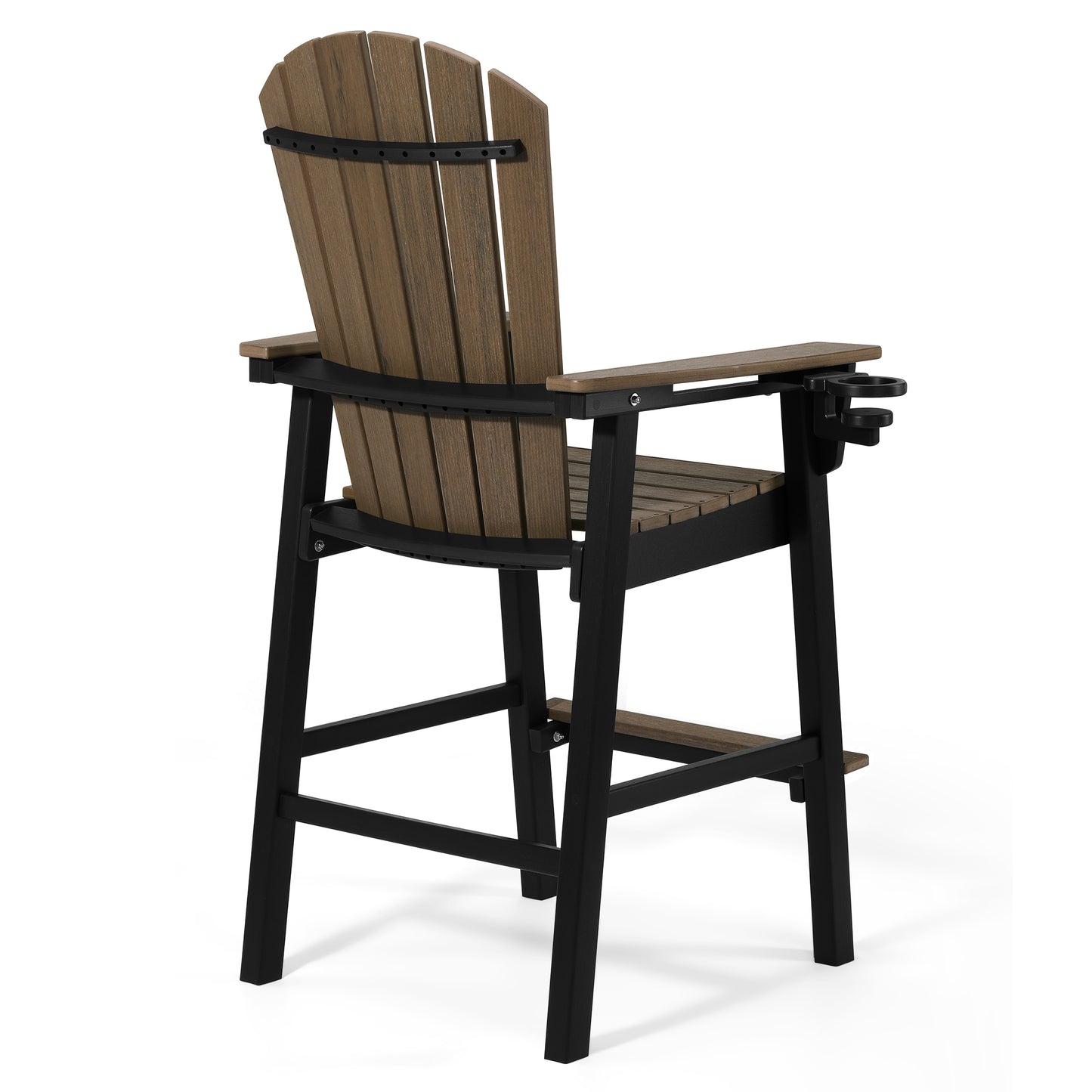 Heritage Ridge Adirondack Bar Chair With Cup Holder