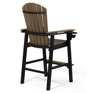 Heritage Ridge Adirondack Bar Chair With Cup Holder