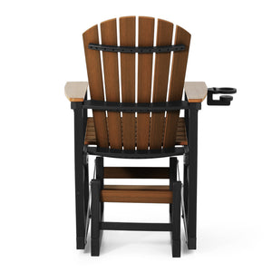 Adirondack Counter Glider With Cup Holder
