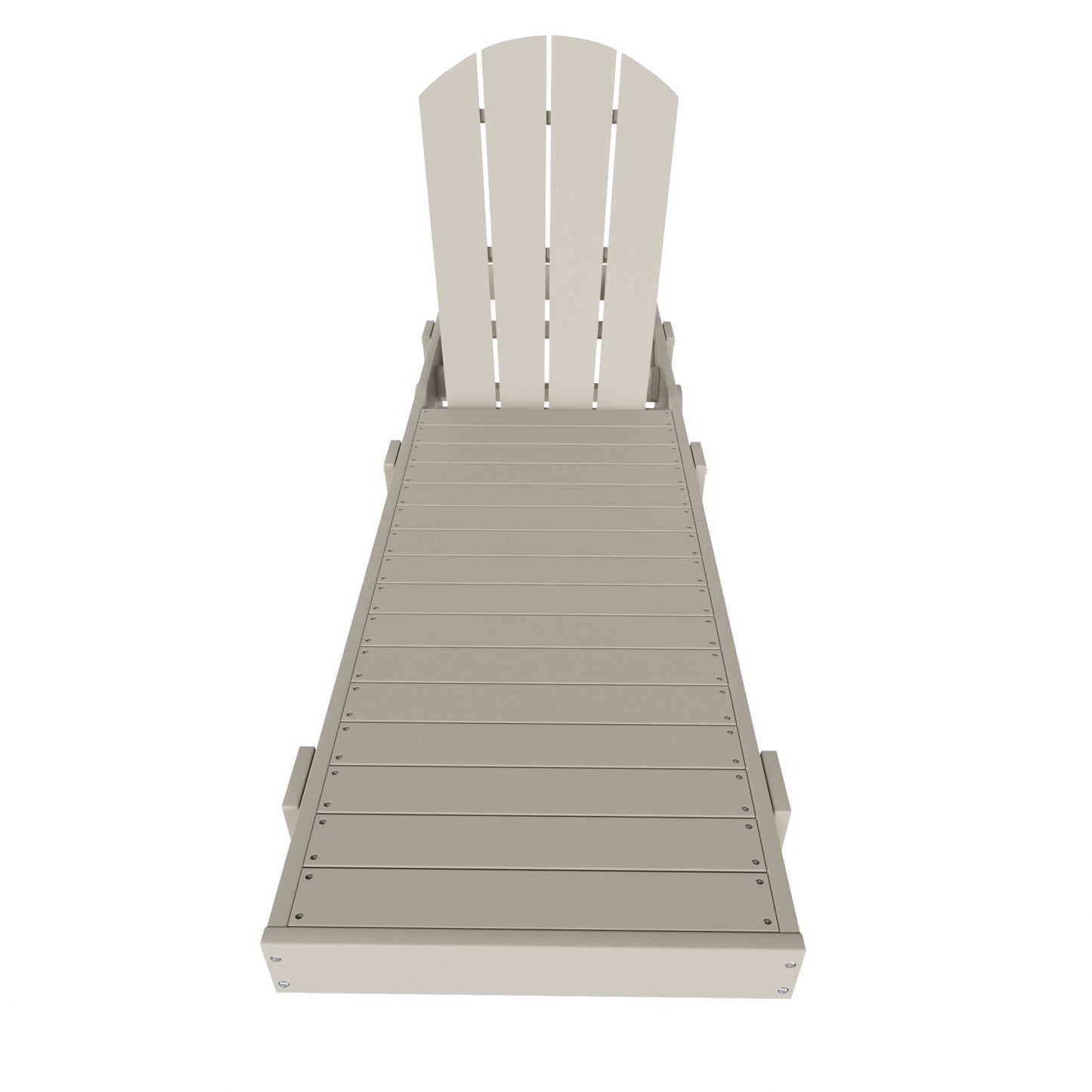 Chatham All-Weather Outdoor Adirondack Reclining Sun Lounger With Wheels