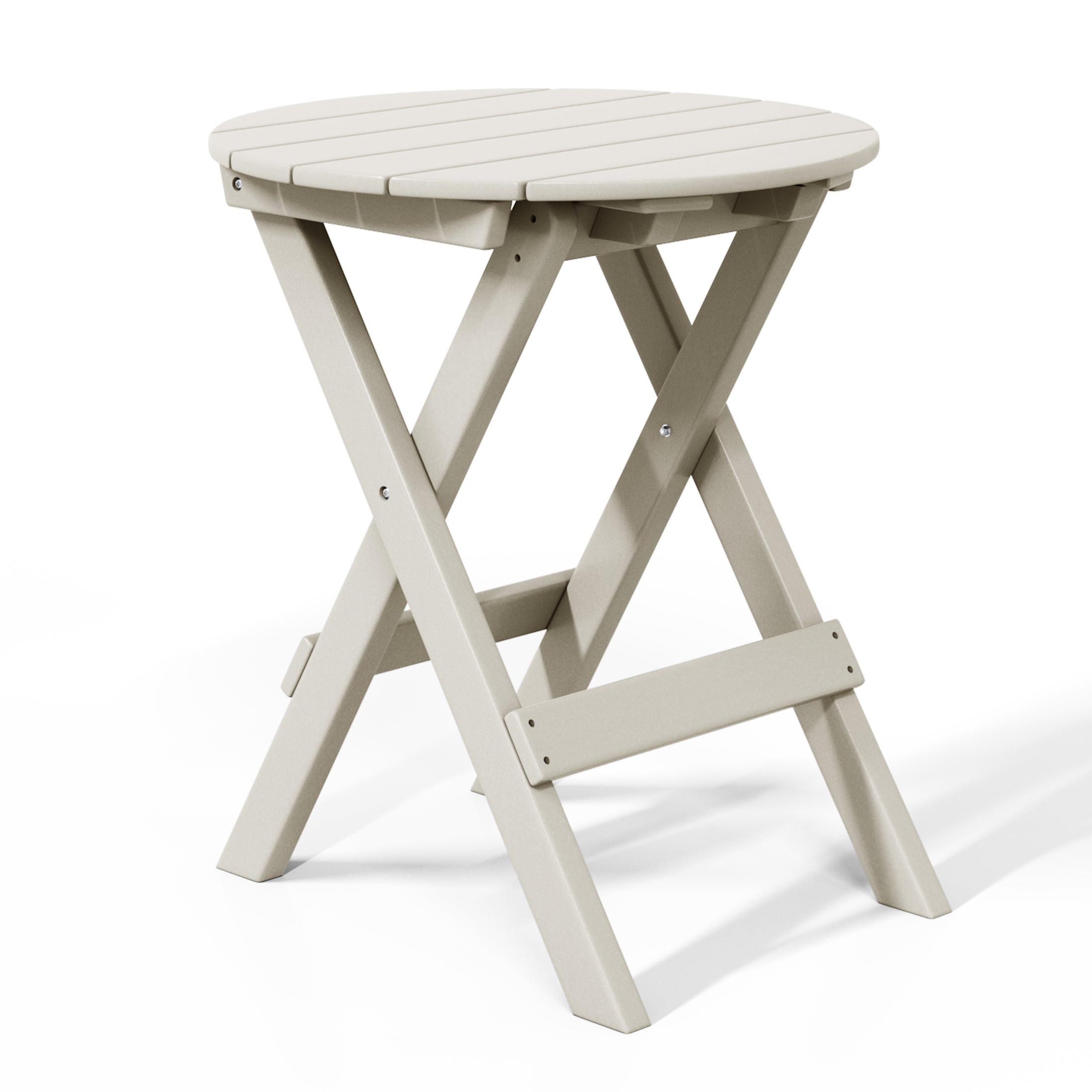 Tuscany All-Weather Outdoor Patio Round Folding Dining Table (24" Top)