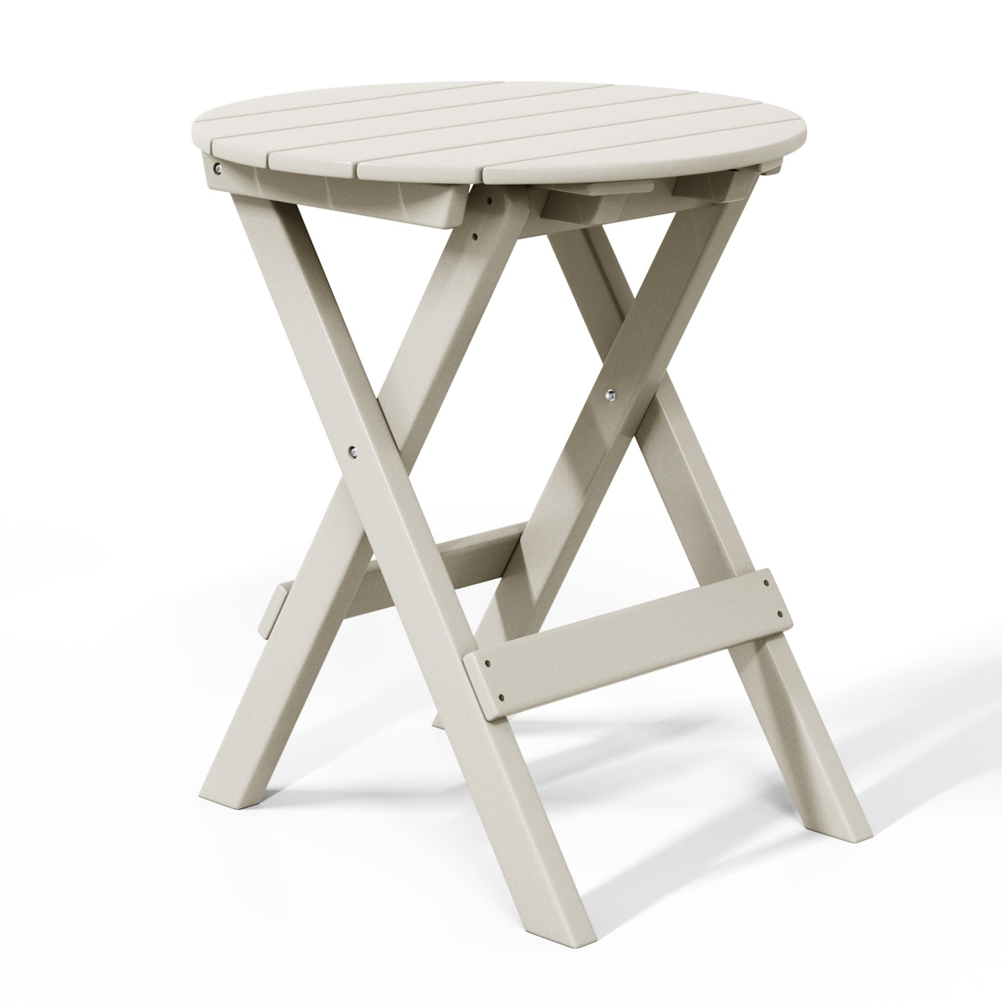 Tuscany All-Weather Outdoor Patio Round Folding Dining Table (24" Top)