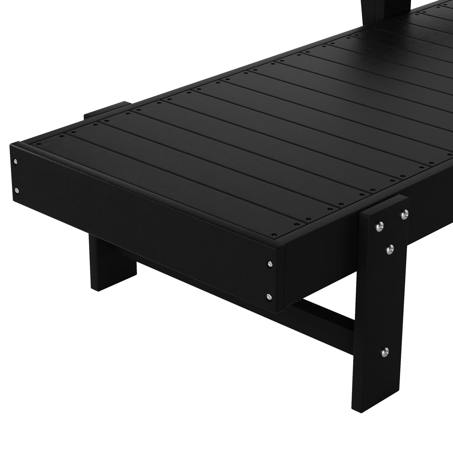 Chatham All-Weather Outdoor Adirondack Reclining Sun Lounger With Arms Rests & Wheels