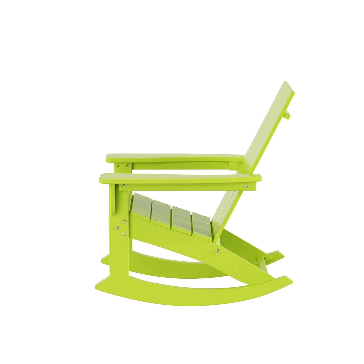 Malibu Modern All-Weather Outdoor Rocking Adirondack Chair