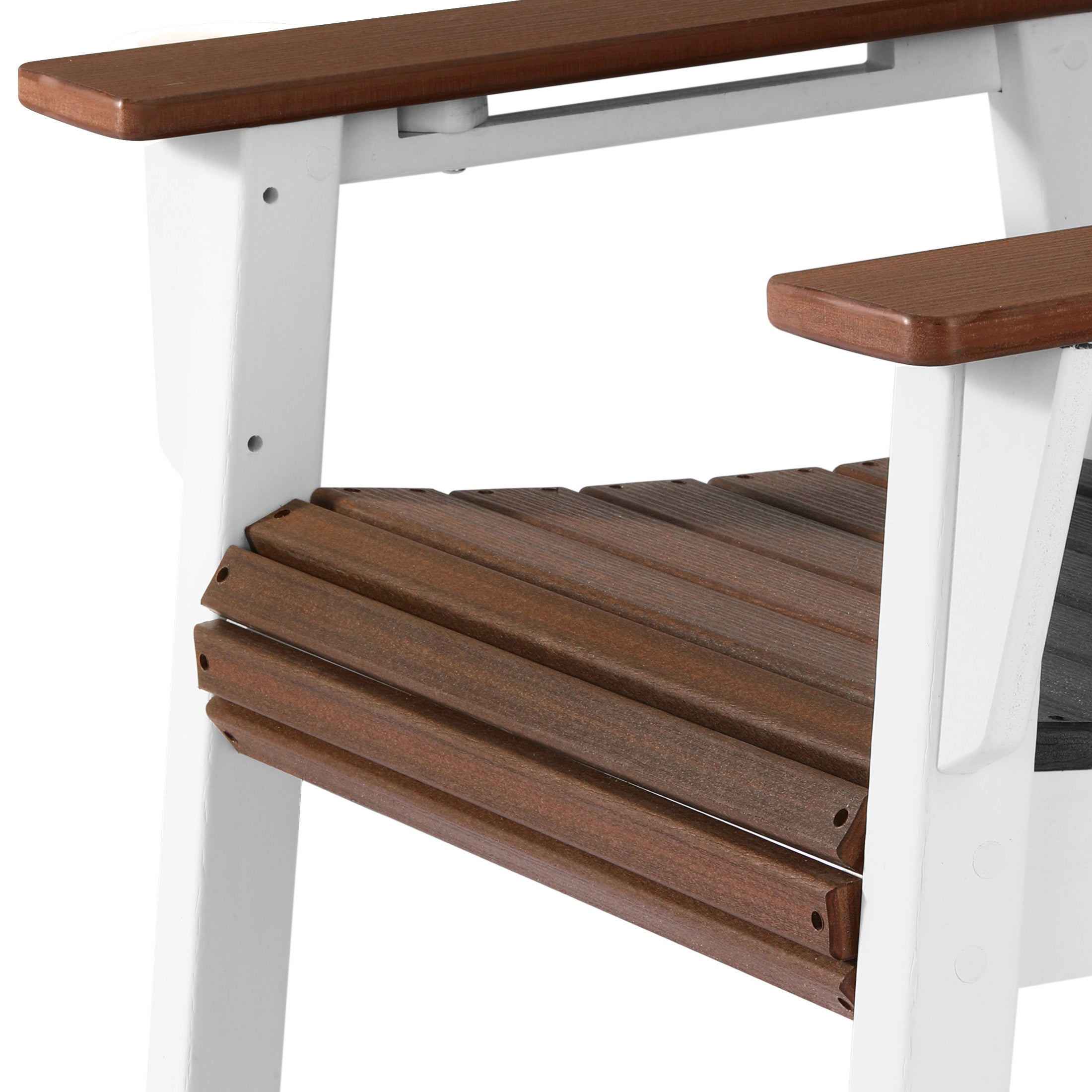 Heritage Ridge Adirondack Bar Chair With Cup Holder