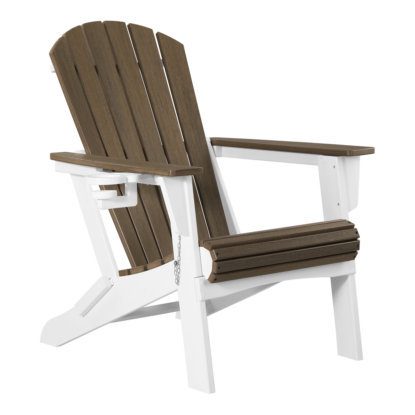 Heritage Ridge Folding Adirondack Chair With Cup Holder