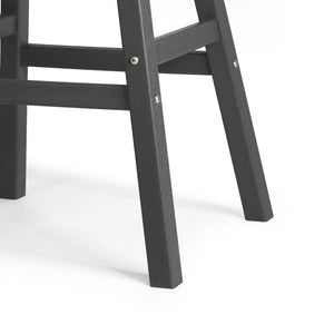 Stockholm All-Weather Outdoor Saddle Bar Stool (29" Height)