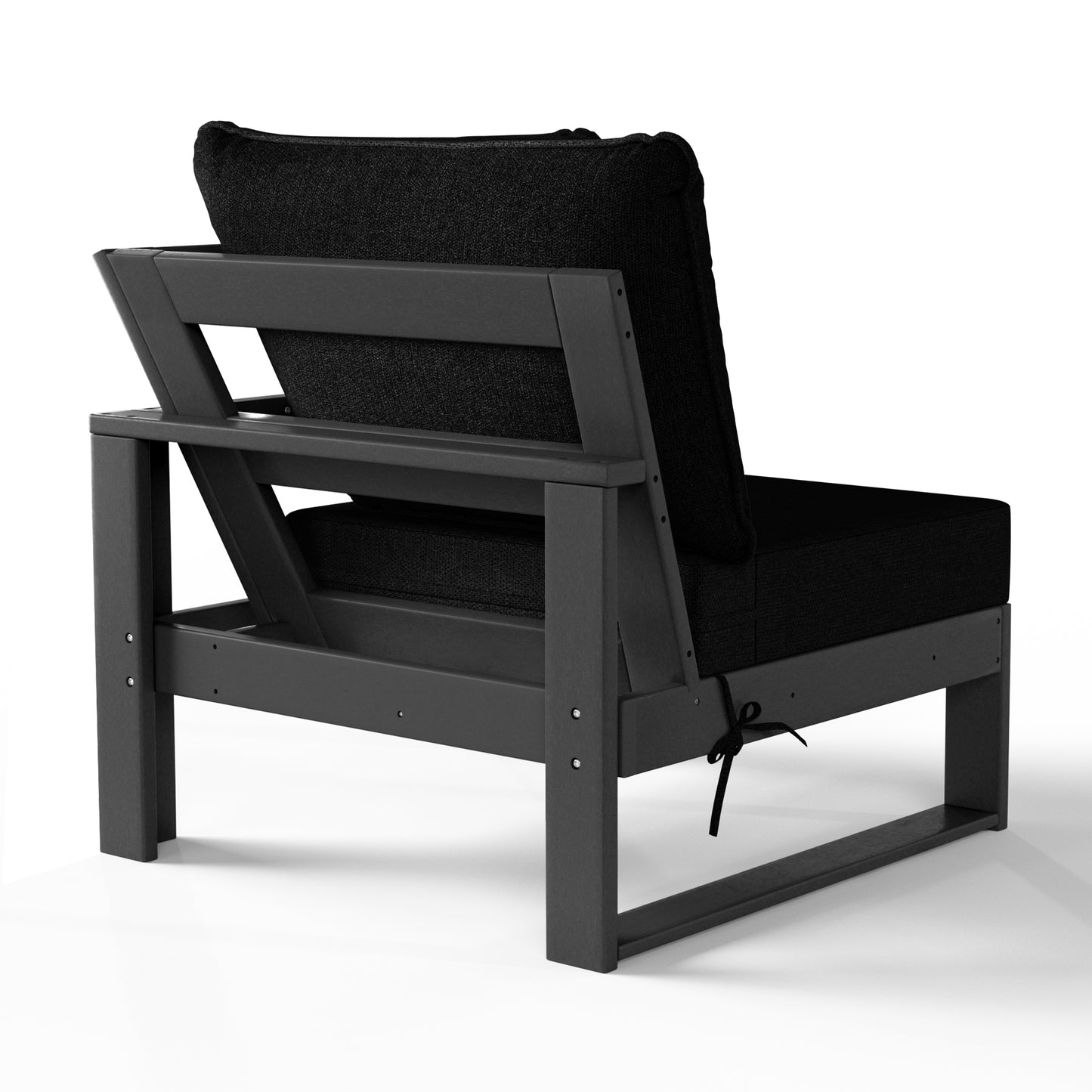 Signature All-Weather Outdoor Modular Patio Deep Seating Corner Chair (Corner Sectional Seat)