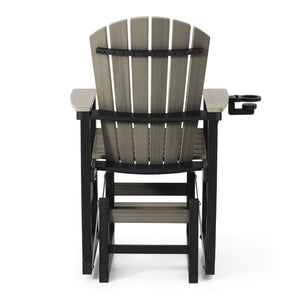 Adirondack Counter Glider With Cup Holder