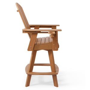 Chatham Adirondack Swivel Bar Chair with Cup Holder
