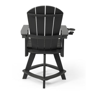 Chatham Adirondack Swivel Counter Chair with Cup Holder