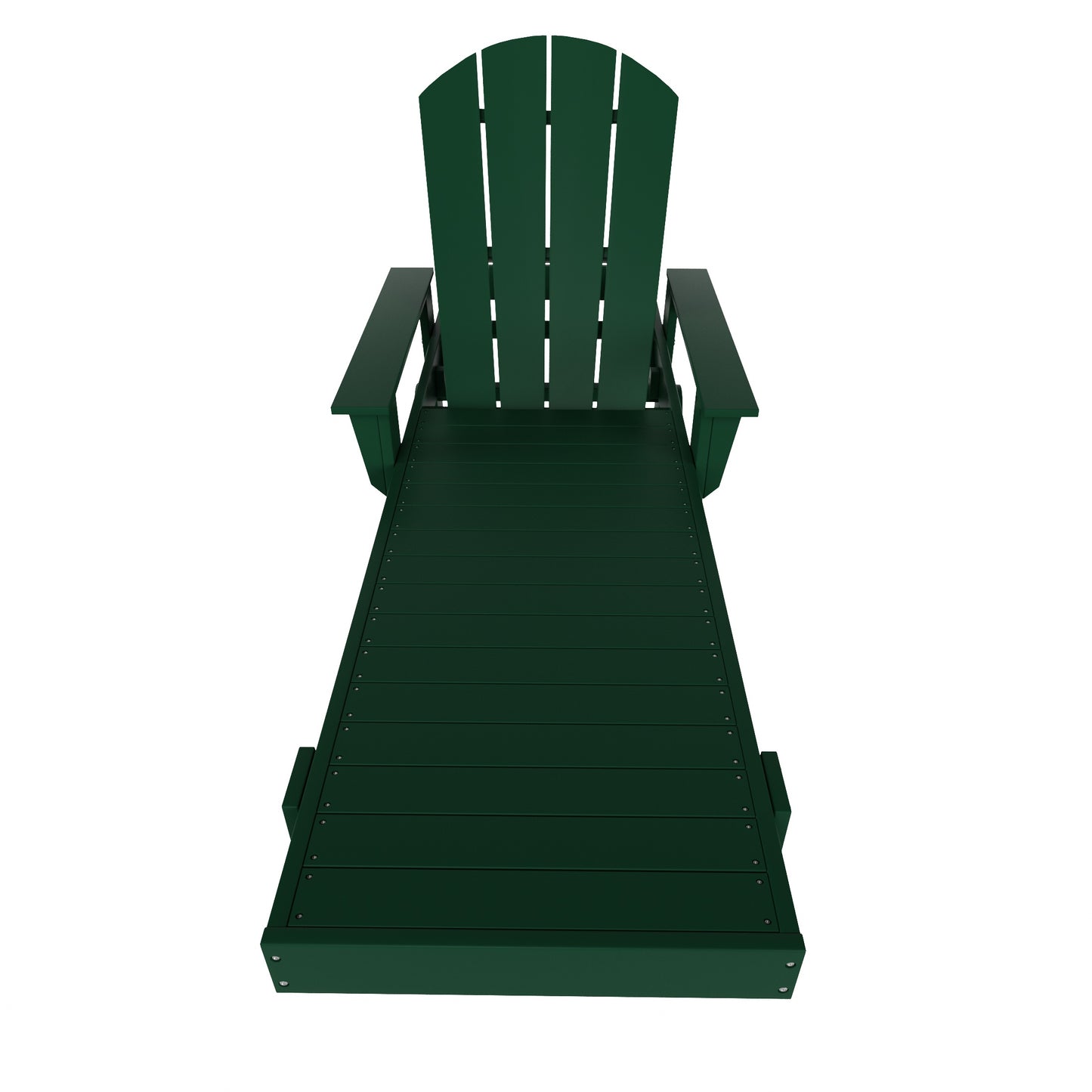 Chatham All-Weather Outdoor Adirondack Reclining Sun Lounger With Arms Rests & Wheels