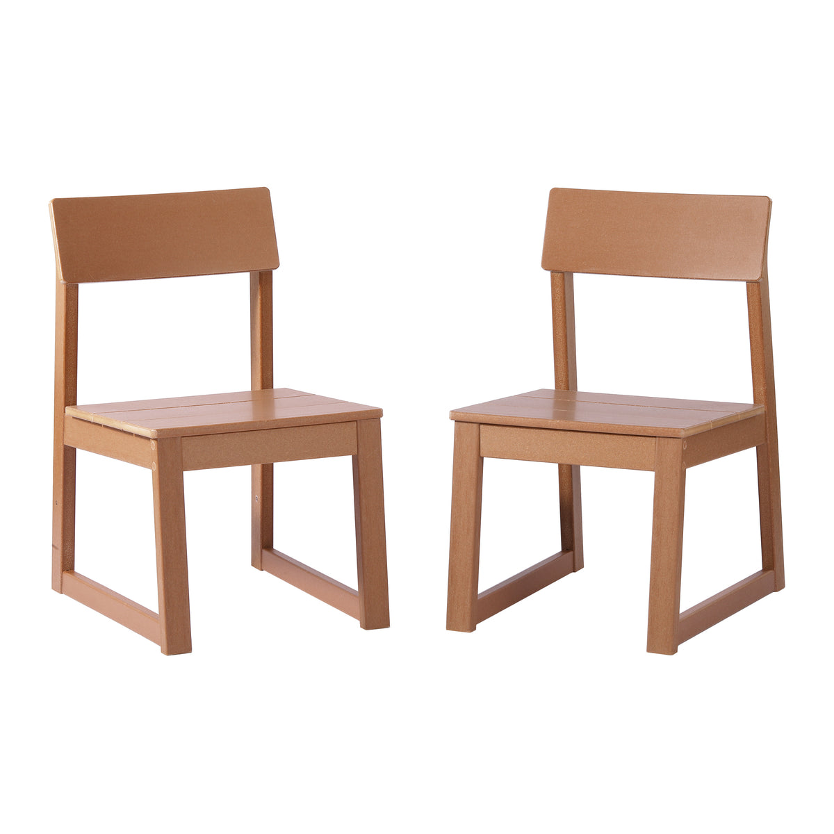 Palmetto Outdoor Dining Side Chair (Set of 2) With Cup Holder