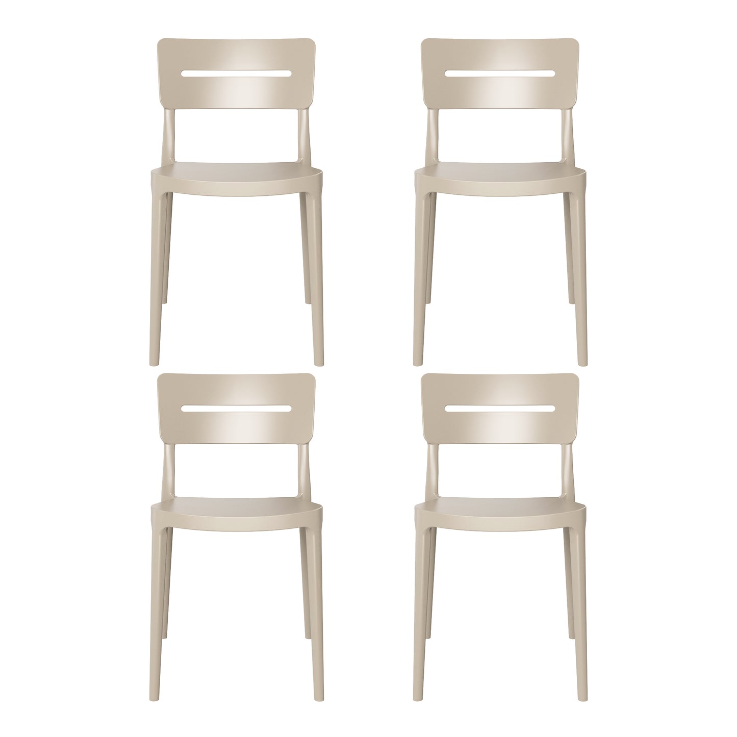 Polyform Stacking Dining Side Chair (Set of 4)