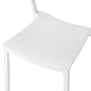 Patio Stacking Dining Side Chair (Set of 2)