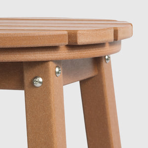 Stockholm All-Weather Outdoor Round Counter Stool (24" Height)