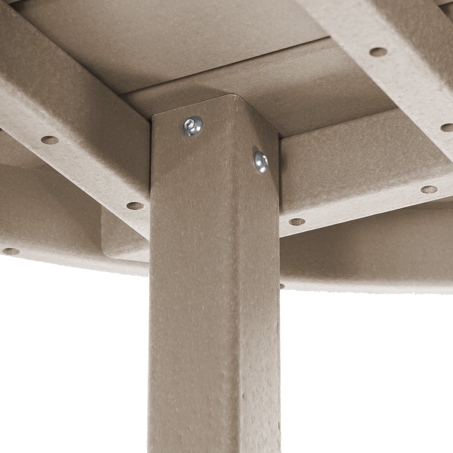 Tiny Terraces Kids' All-Weather Outdoor Round Dining Table (38" Wide)