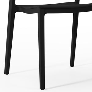 Patio Stacking Dining Side Chair (Set of 2)