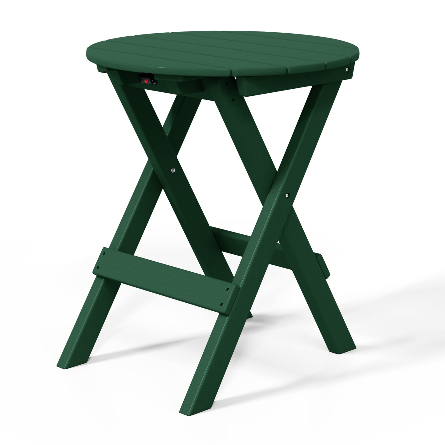 Tuscany All-Weather Outdoor Patio Round Folding Dining Table (24" Top)