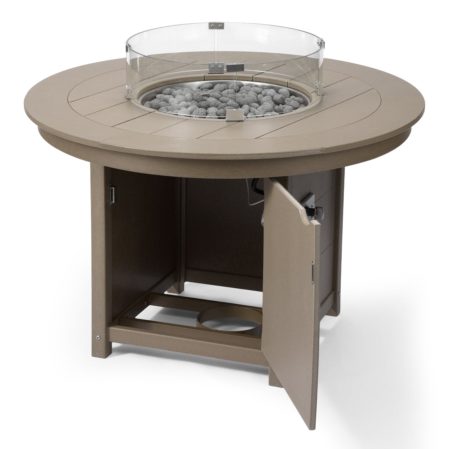 Sedona Round 47" Dining Fire Pit Table