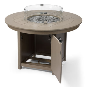 Sedona Round 47" Dining Fire Pit Table
