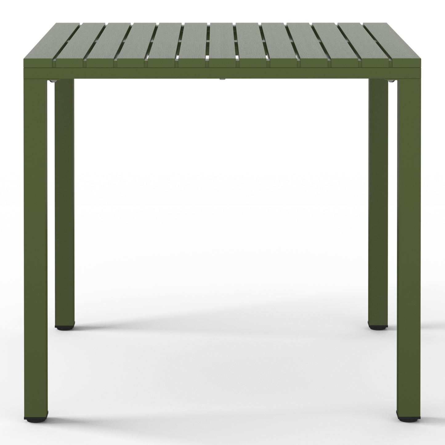 Polyform 31.5" Square Dining Table with Metal Frame