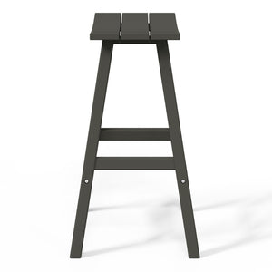 Stockholm All-Weather Outdoor Saddle Bar Stool (29" Height)