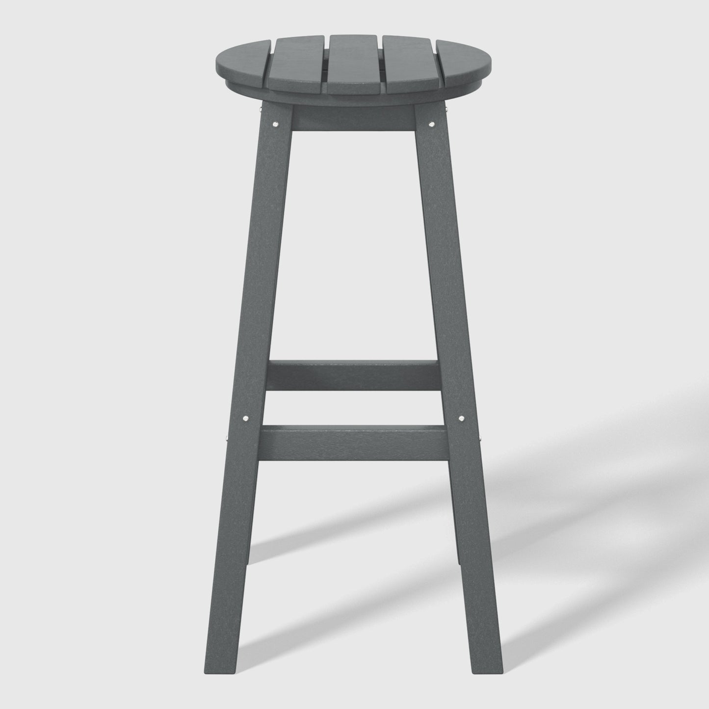 Stockholm All-Weather Outdoor Round Bar Stool (29" Height)