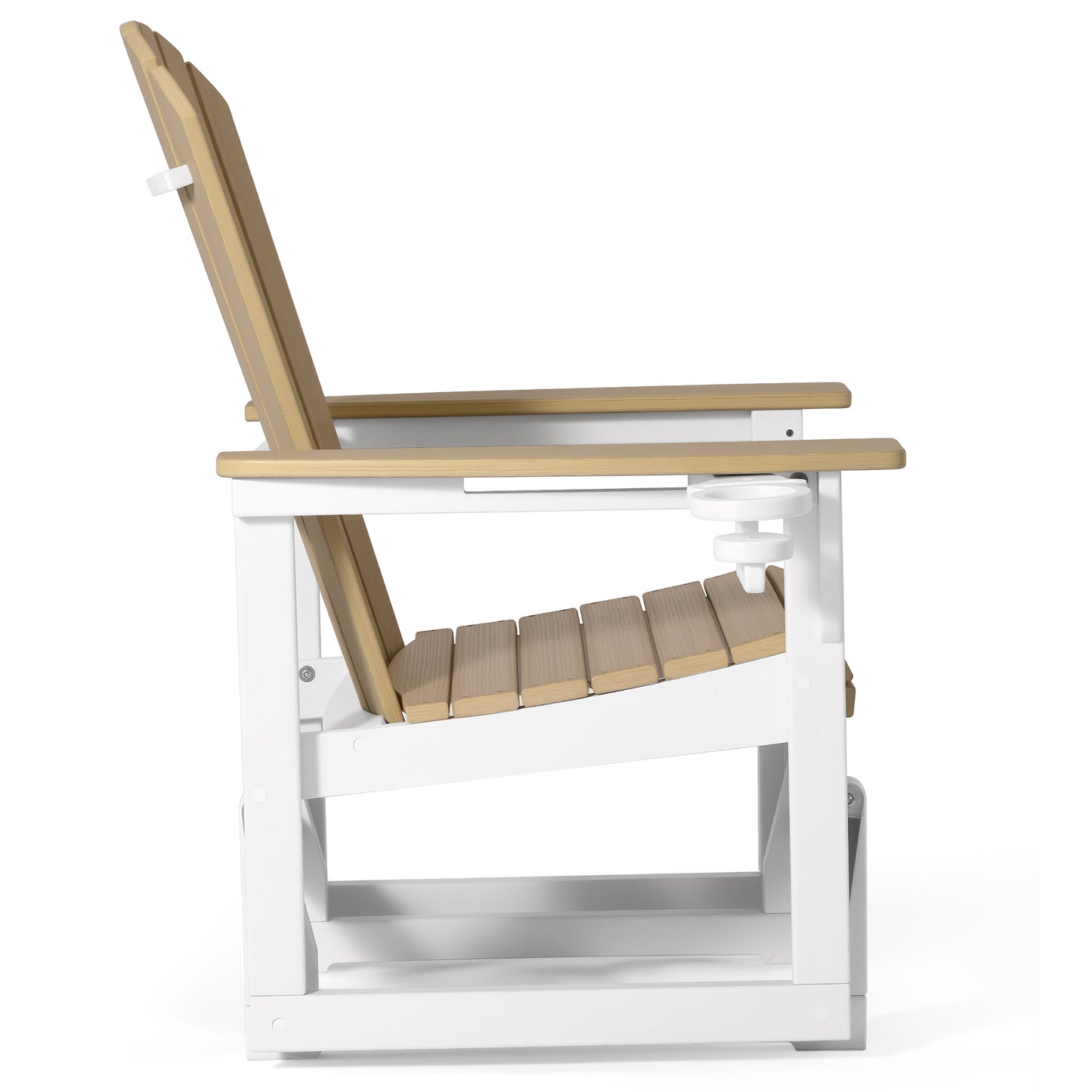 Heritage Ridge Adirondack Glider With Cup Holder